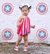Stripped Sunsuit Romper