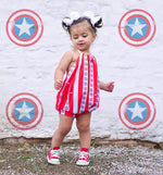 Stripped Sunsuit Romper