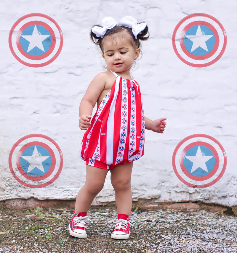 Stripped Sunsuit Romper