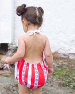 Stripped Sunsuit Romper