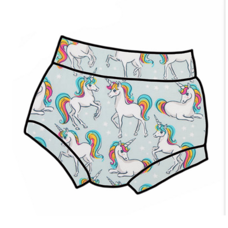 Rainbow unicorn Bummies