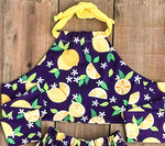 Midnight Lemon Halter