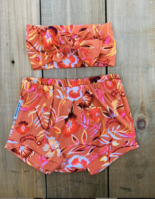 Summer time shorties and head wrap