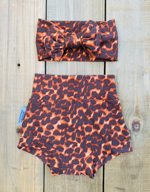 Wild Fire shorties and head wrap